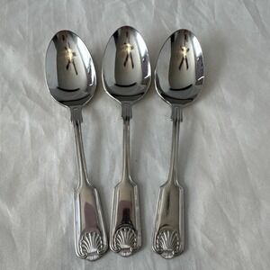Towle LONDON SHELL CONTINENTAL Tablespoon 8 1/2" Stainless 18/10 CHINA -3